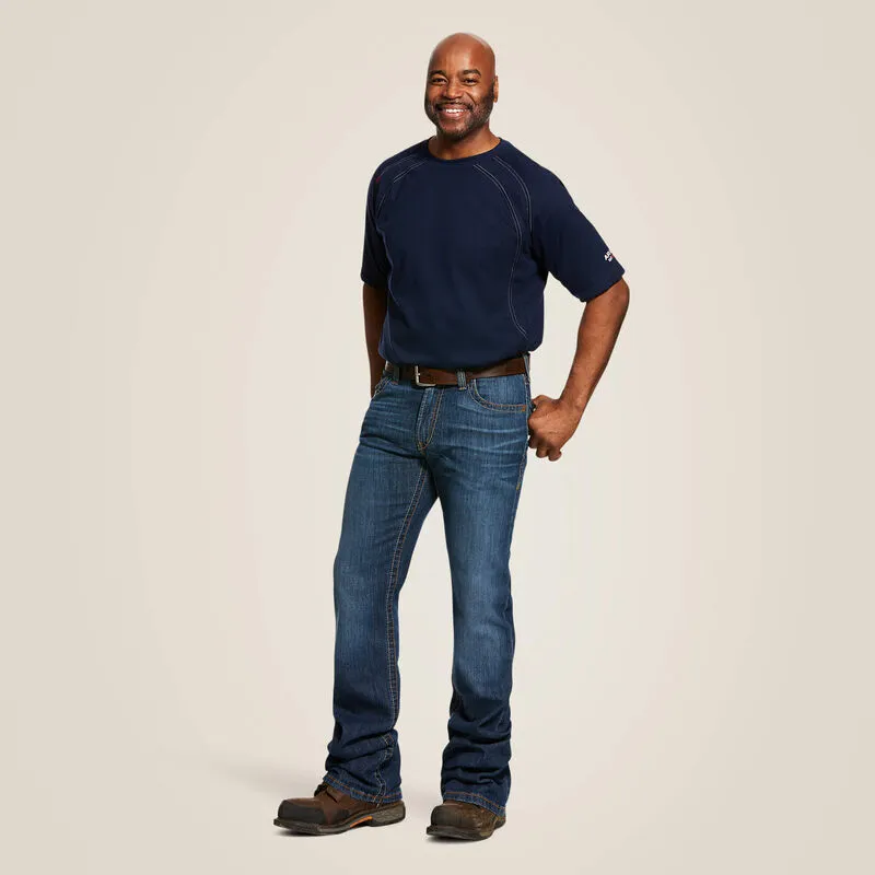 Ariat Mens FR Work Crew Long Sleeve T-Shirt Style 10025370