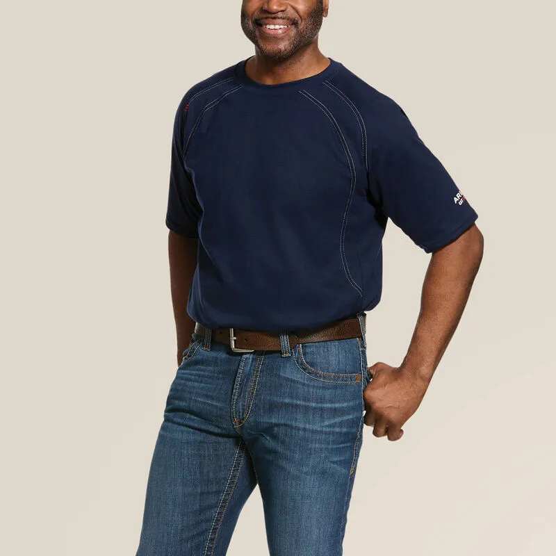 Ariat Mens FR Work Crew Long Sleeve T-Shirt Style 10025370