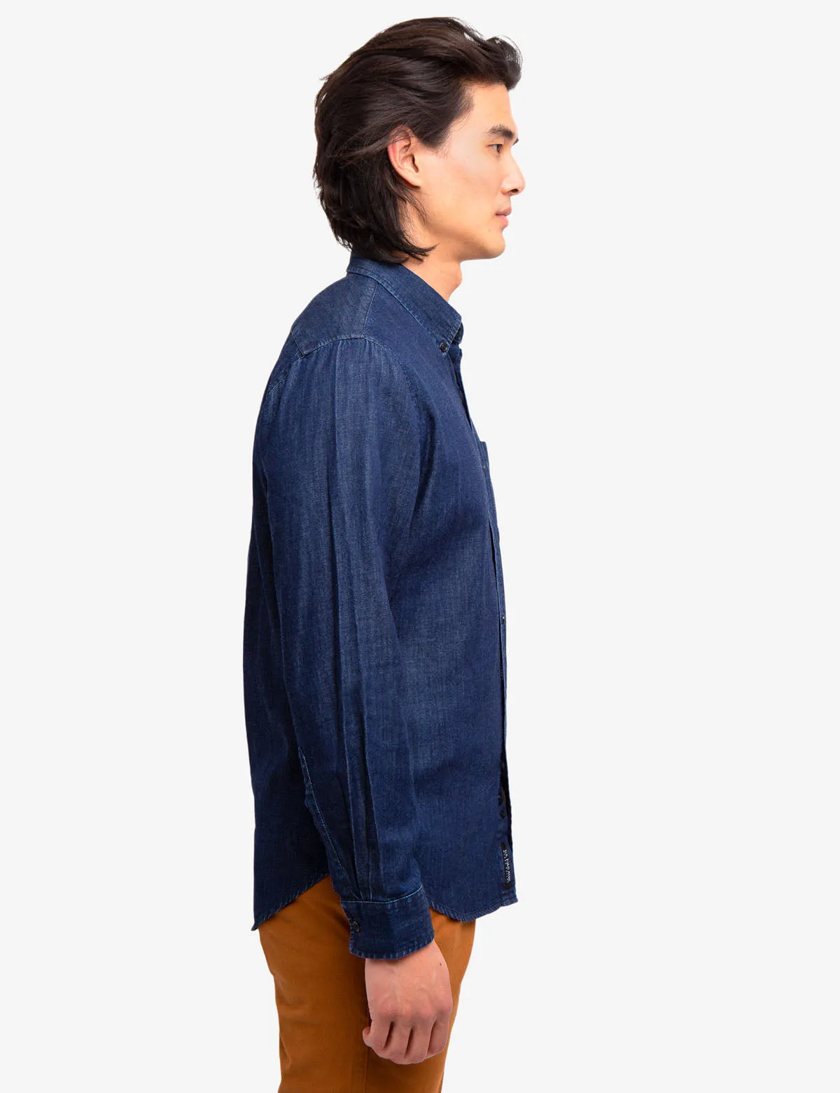 BLACK MALLET SLIM FIT DENIM SHIRT