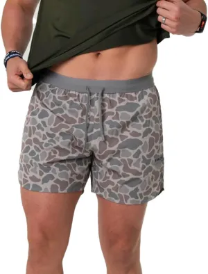 Burlebo Men's Running Shorts with Built-in Liner