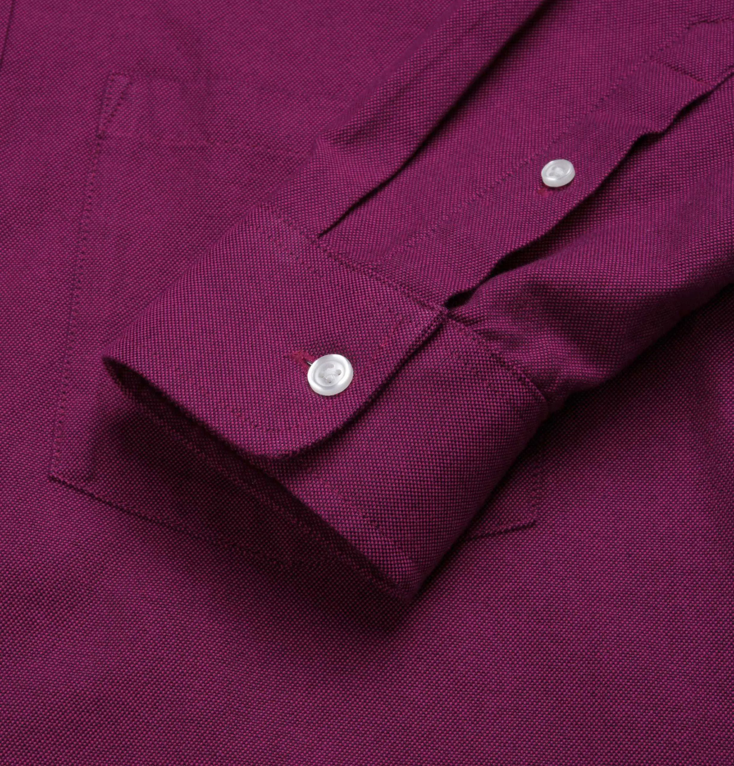 Carhartt WIP L/S Dalton Shirt – Shiraz/Ruby Pink – Heavy Rinsed