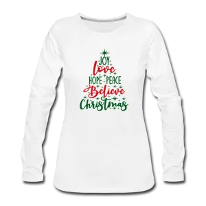 Christmas Tree Women's Premium Long Sleeve T-Shirt