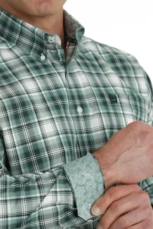 Cinch Jaded Plaid Men's Button Up Shirt
