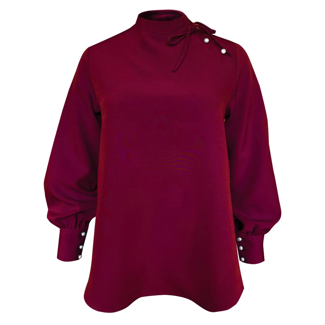 Dhiya Kurung Set - Maroon