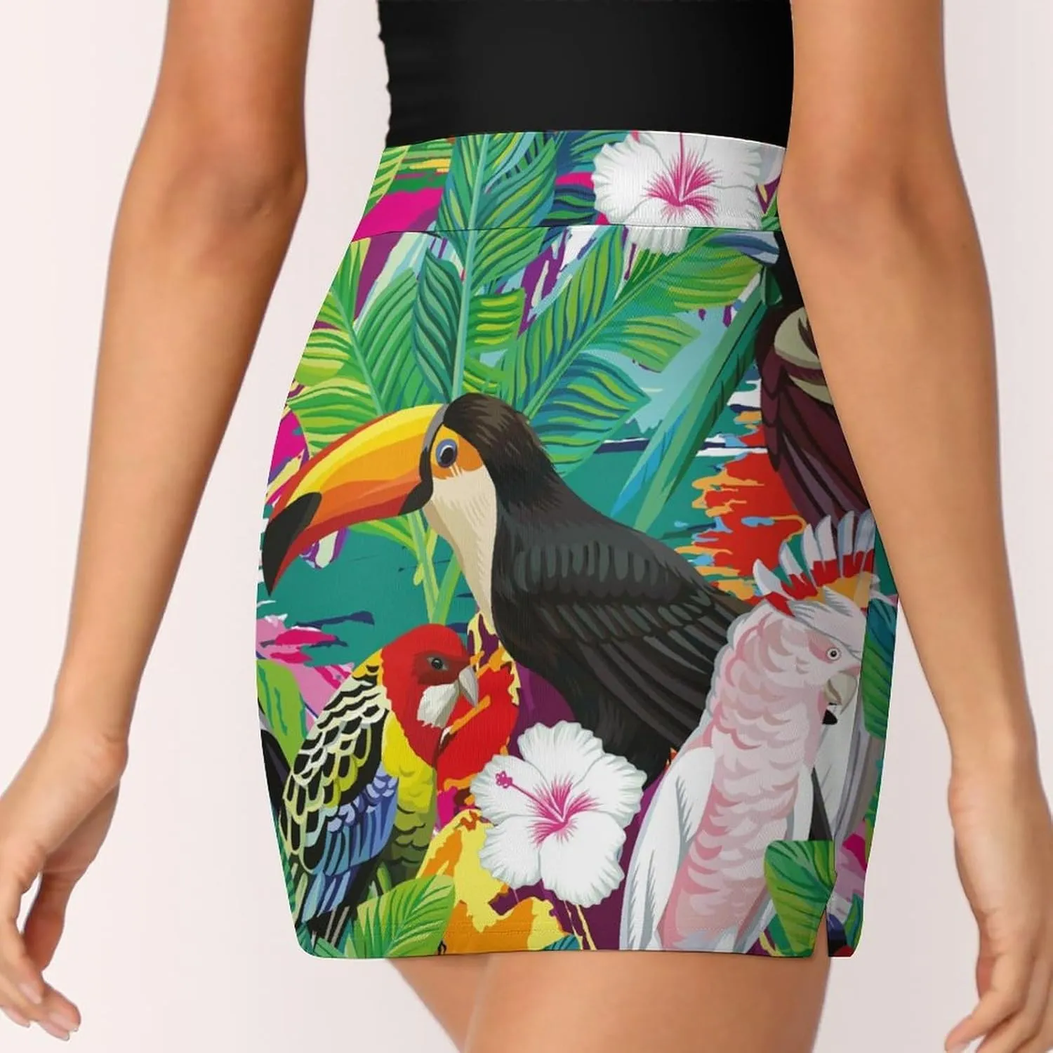Donnapink Women Yoga Skirt, High Waist A-line Dress Trouser, Running Shorts(S-4XL)
