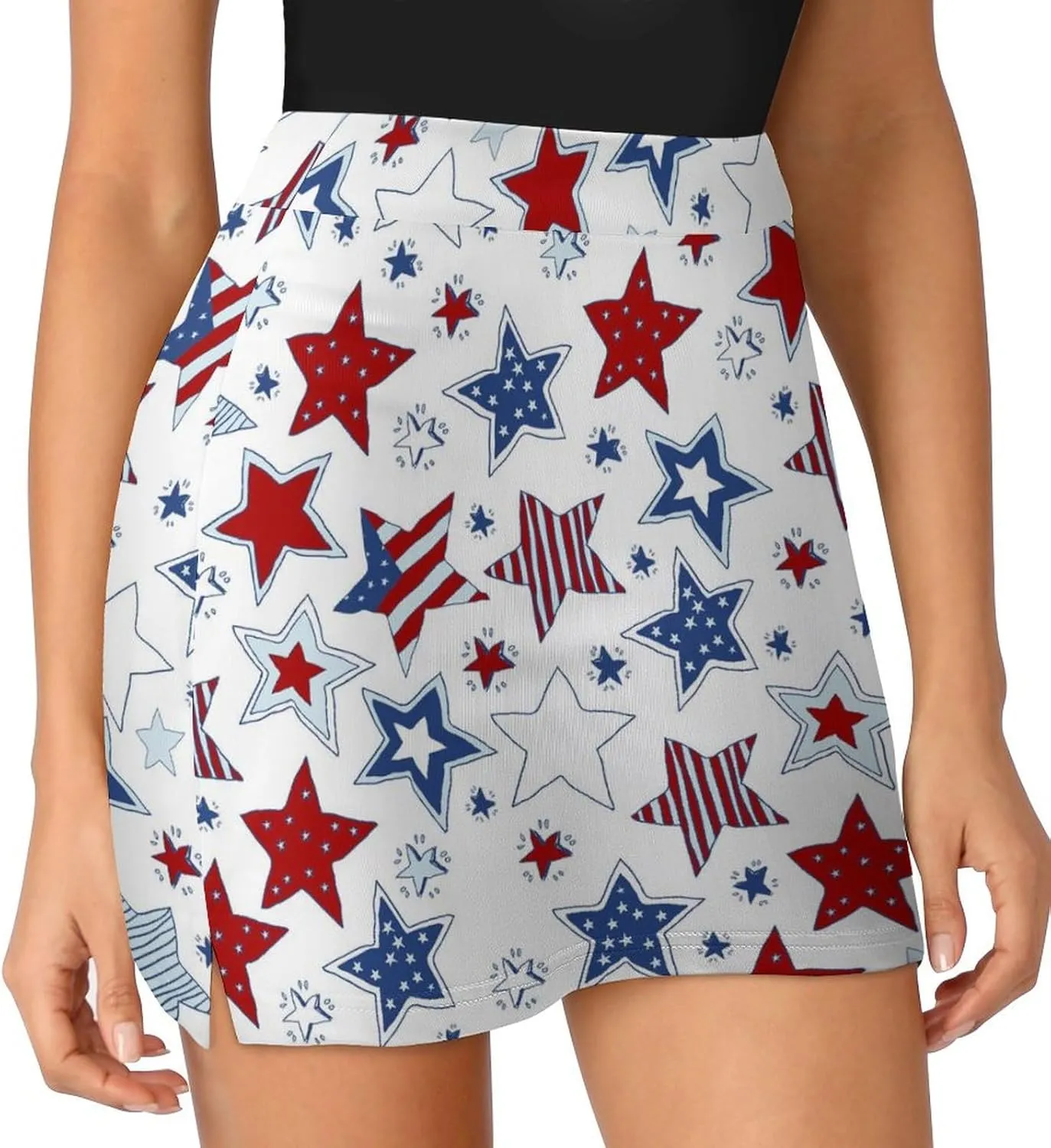 Donnapink Women Yoga Skirt, High Waist A-line Dress Trouser, Running Shorts(S-4XL)