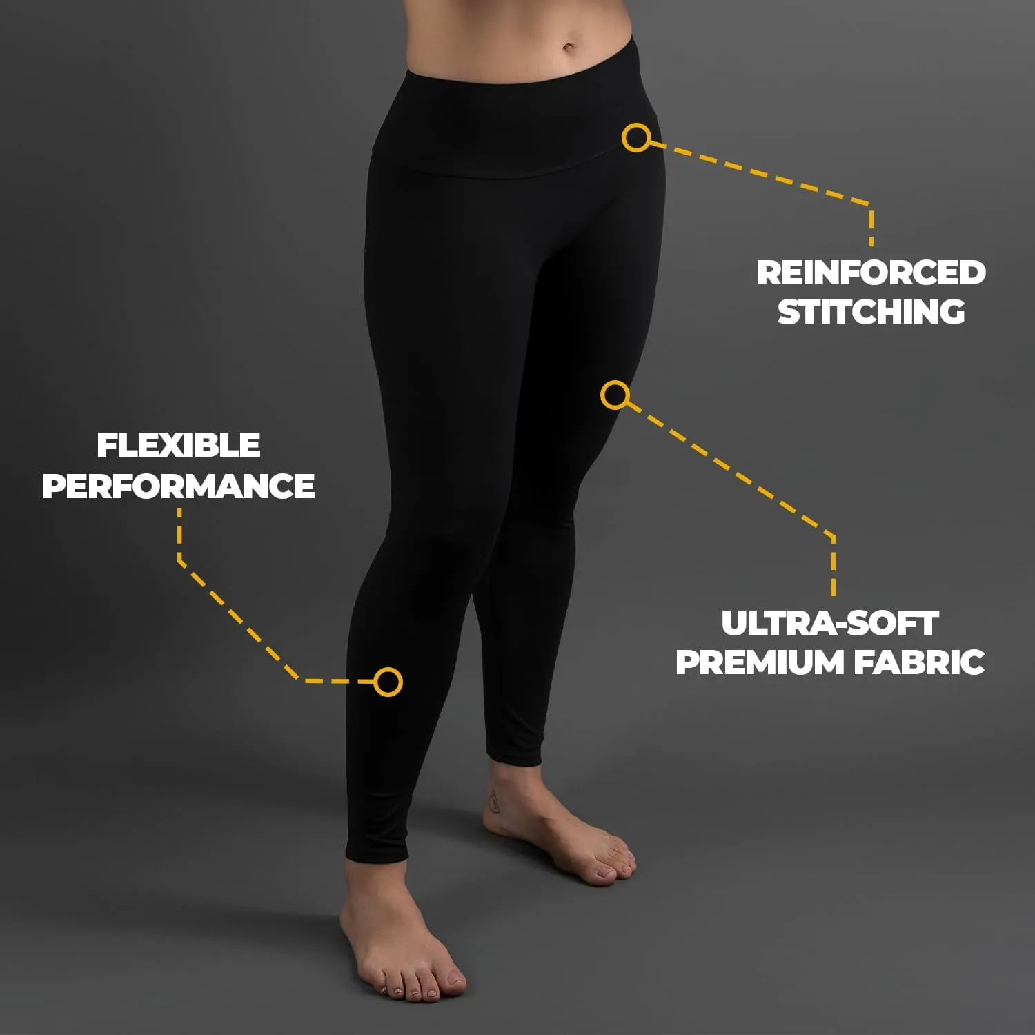 Gold BJJ Women's No-Gi Jiu Jitsu Gear: Leggings, Shorts, and Sports Bra