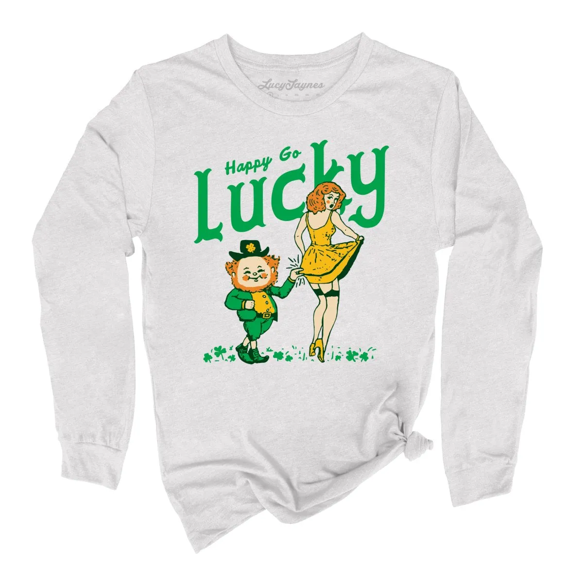 Happy Go Lucky Long Sleeve Tee