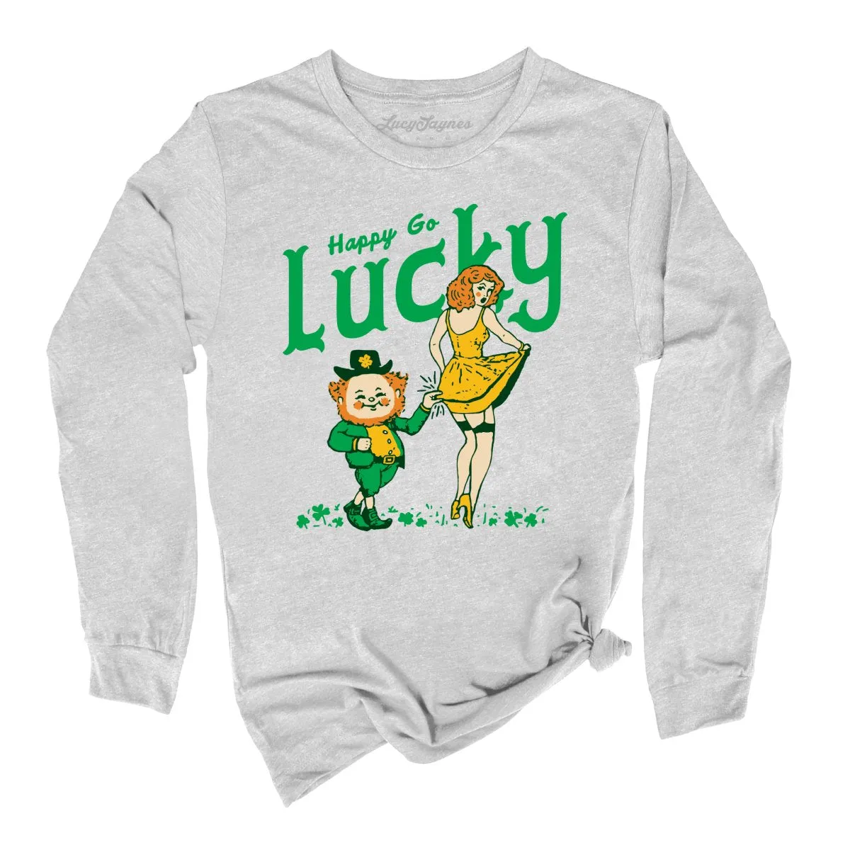 Happy Go Lucky Long Sleeve Tee