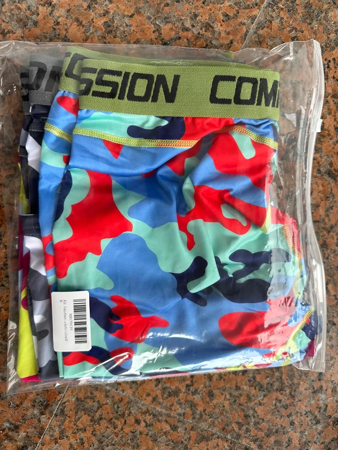 Holure Men's Performance Compression Shorts Athletic Workout Running Underwear (3 or 5 Pack)