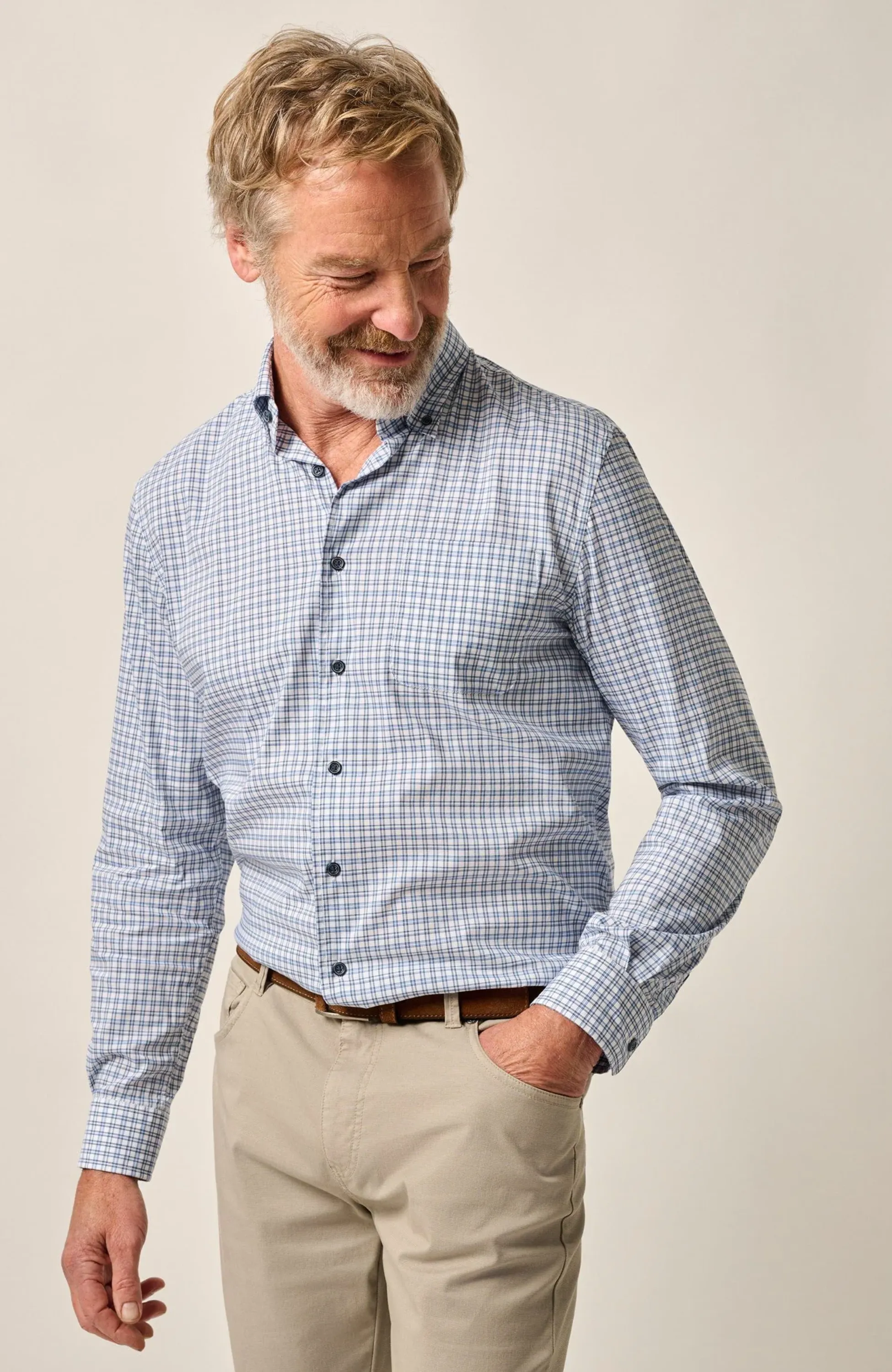 Johnnie-O - Natural Performance Button Up Shirt - Morganstern