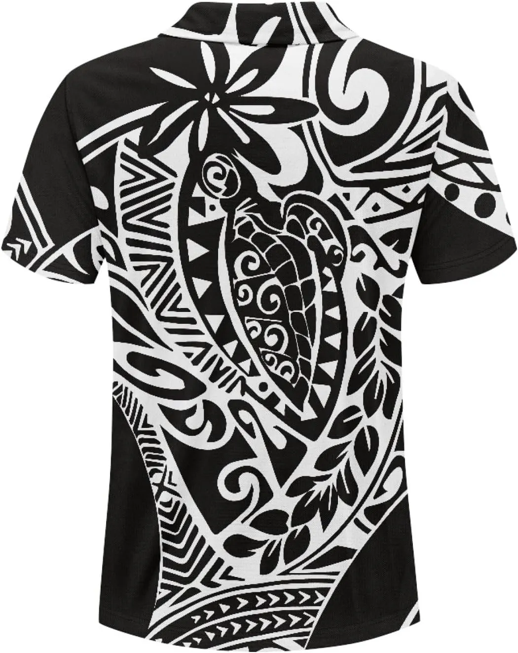 JooMeryer Men's Polynesian American Samoa 3D Printed Golf Shirts Short Sleeve Summer Polo Shirt