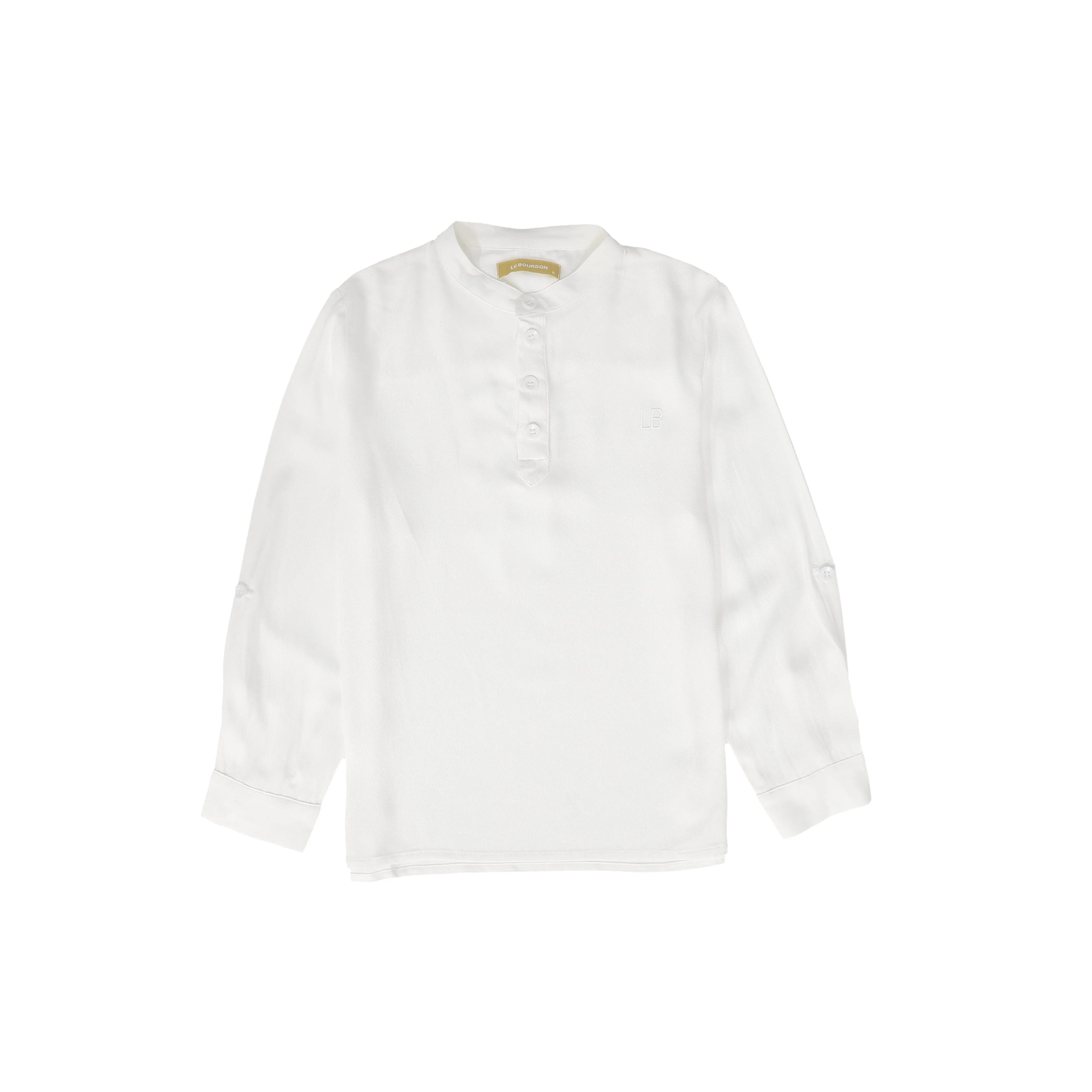 LE BOURDON MANDARIN COLLAR SHIRT