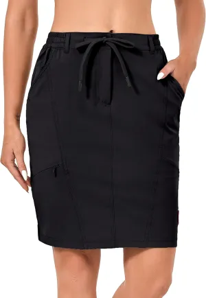 Little Donkey Andy Women's Athletic Golf Tennis Skort Build-in Shorts Sports Skirt with Pockets