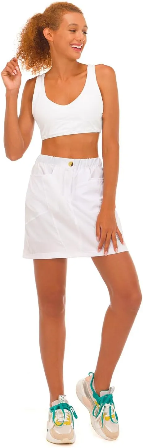 Little Donkey Andy Women's Athletic Skort Skirts UPF 50  Quick Dry Golf Tennis Causal Skirt with Pockets