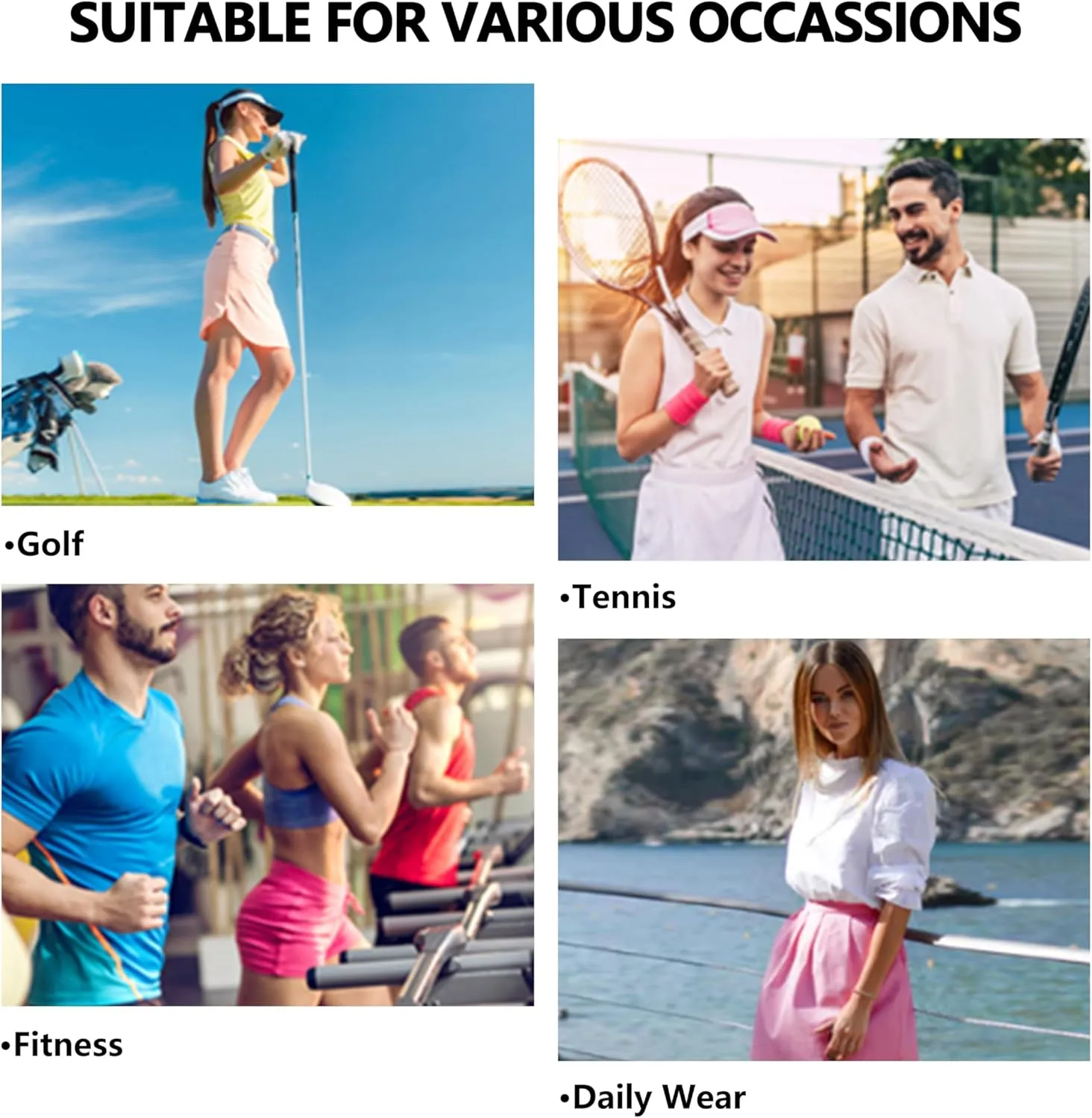 Little Donkey Andy Women's Athletic Skort Skirts UPF 50  Quick Dry Golf Tennis Causal Skirt with Pockets