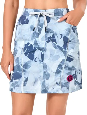 Little Donkey Andy Women's Athletic Skort Skirts UPF 50  Quick Dry Golf Tennis Causal Skirt with Pockets
