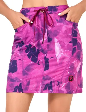 Little Donkey Andy Women's Athletic Skort Skirts UPF 50  Quick Dry Golf Tennis Causal Skirt with Pockets