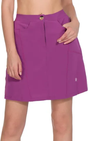 Little Donkey Andy Women's Athletic Skort Skirts UPF 50  Quick Dry Golf Tennis Causal Skirt with Pockets