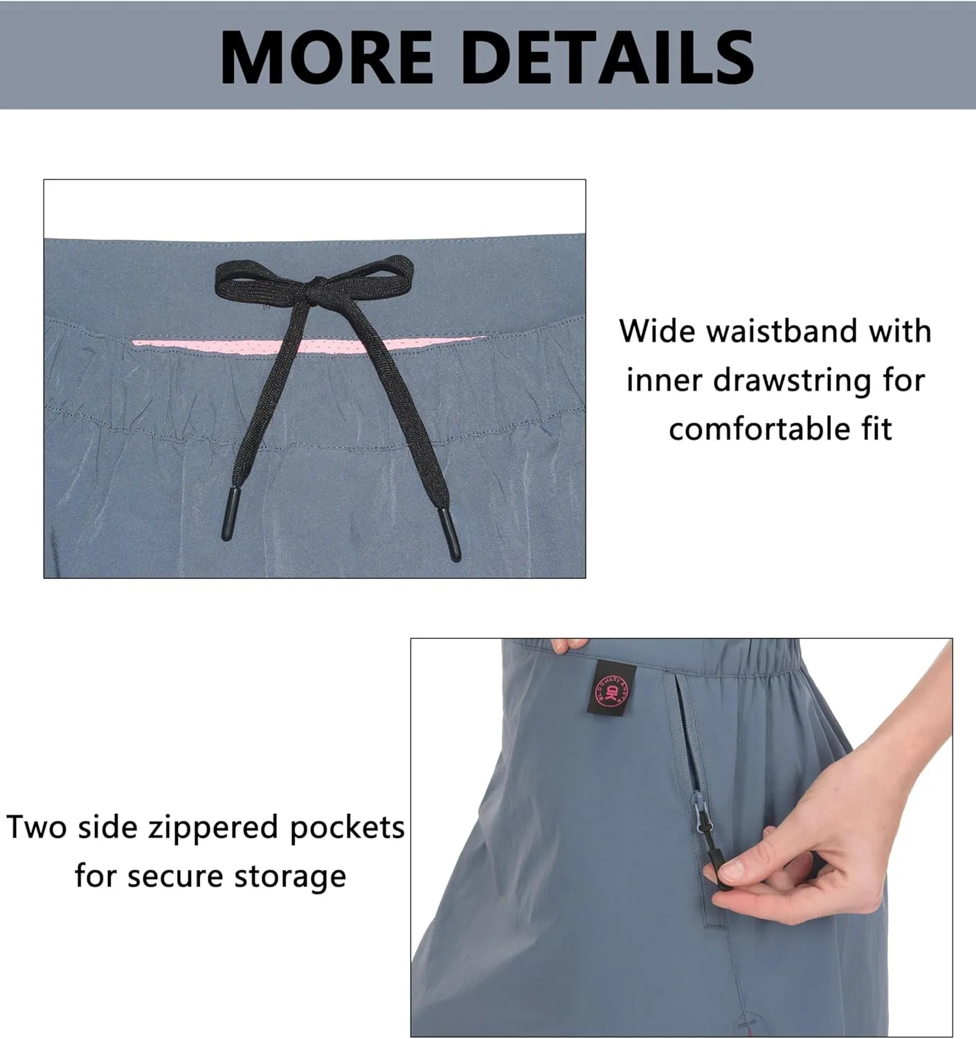 Little Donkey Andy Women's Golf Skort Lightweight High Waisted Athletic Skirt for Tennis Running