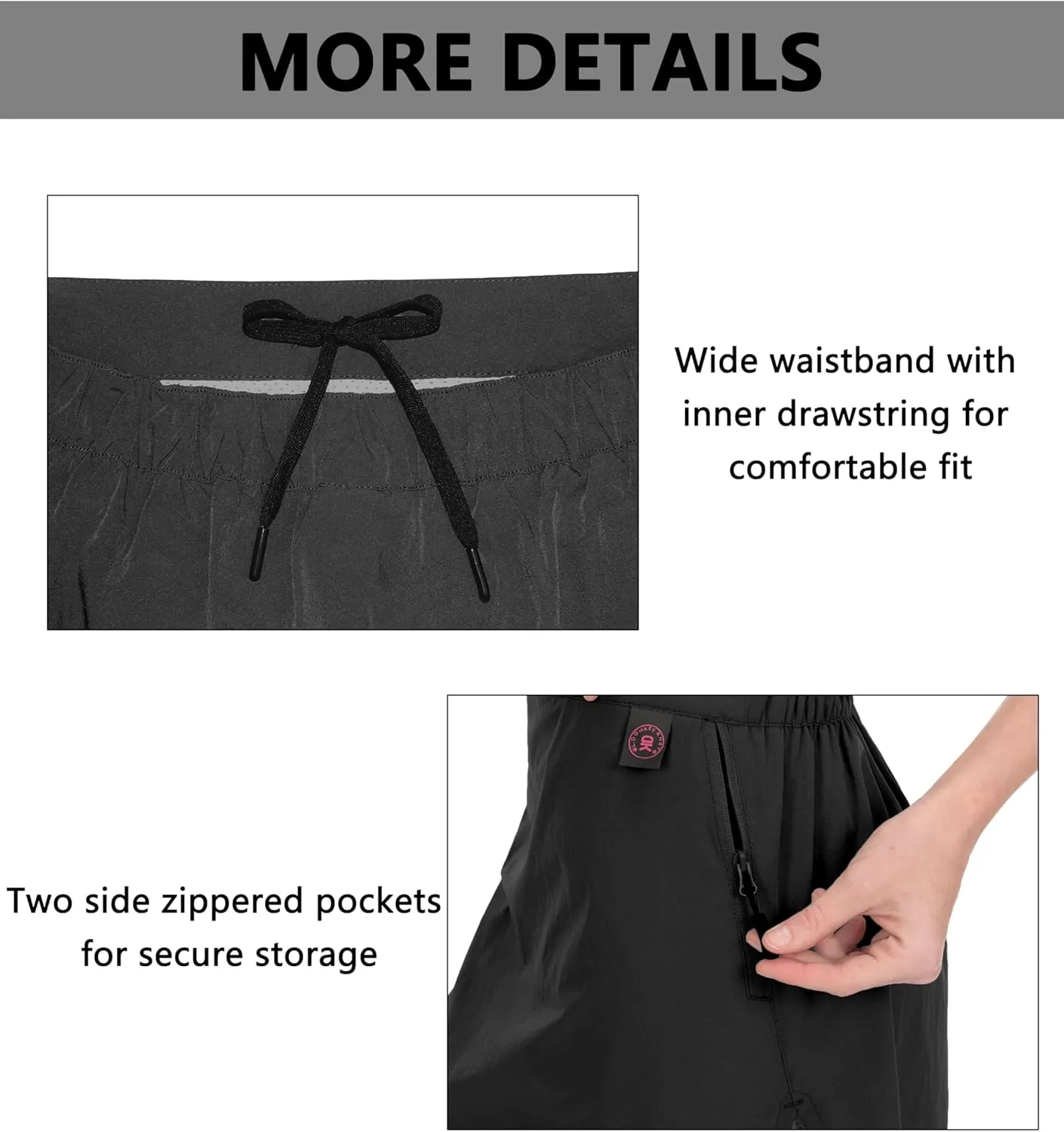 Little Donkey Andy Women's Golf Skort Lightweight High Waisted Athletic Skirt for Tennis Running