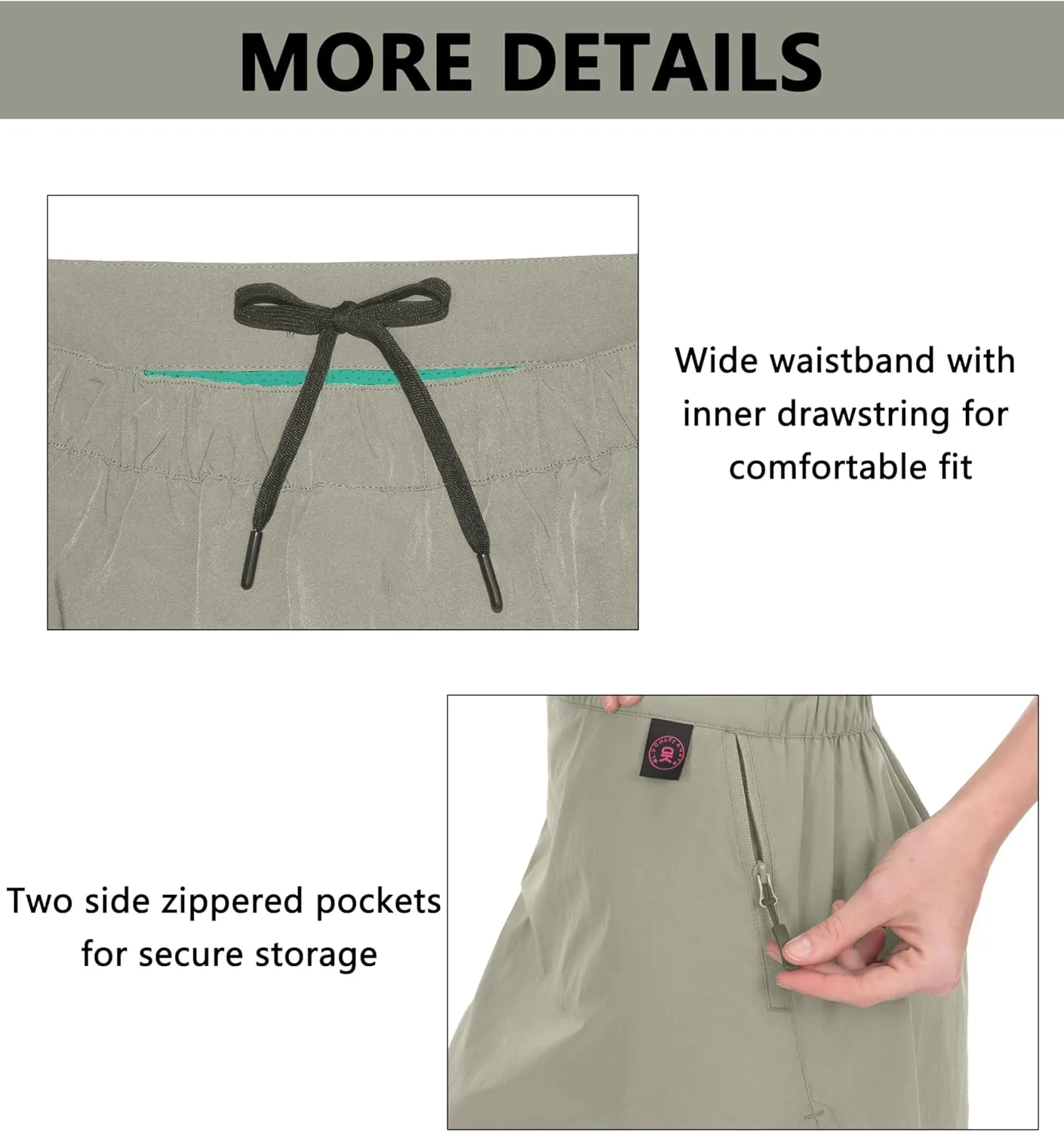 Little Donkey Andy Women's Golf Skort Lightweight High Waisted Athletic Skirt for Tennis Running