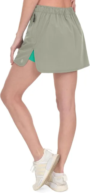 Little Donkey Andy Women's Golf Skort Lightweight High Waisted Athletic Skirt for Tennis Running