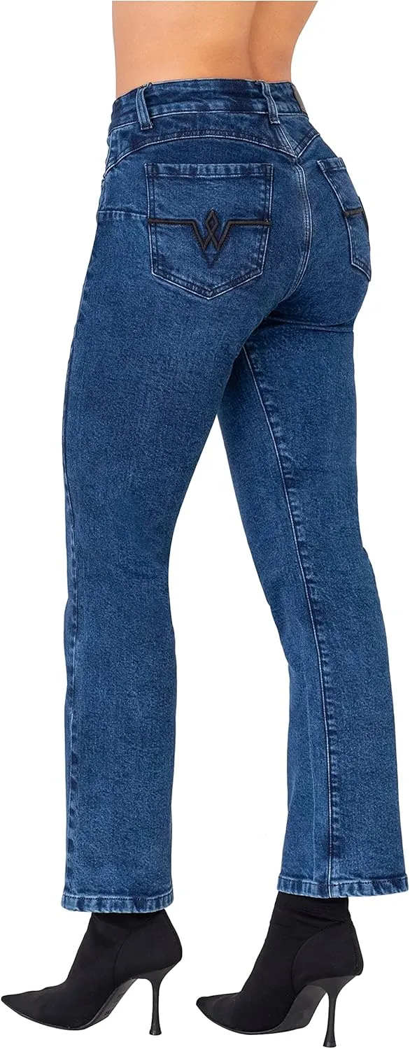 LOWLA Colombian Butt Lift Jeans for Women Pantalones Colombianos Levanta Cola