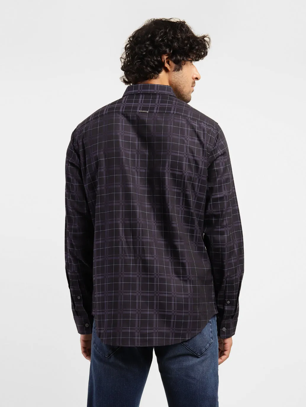 Men's Checkered Slim Fit Shirt