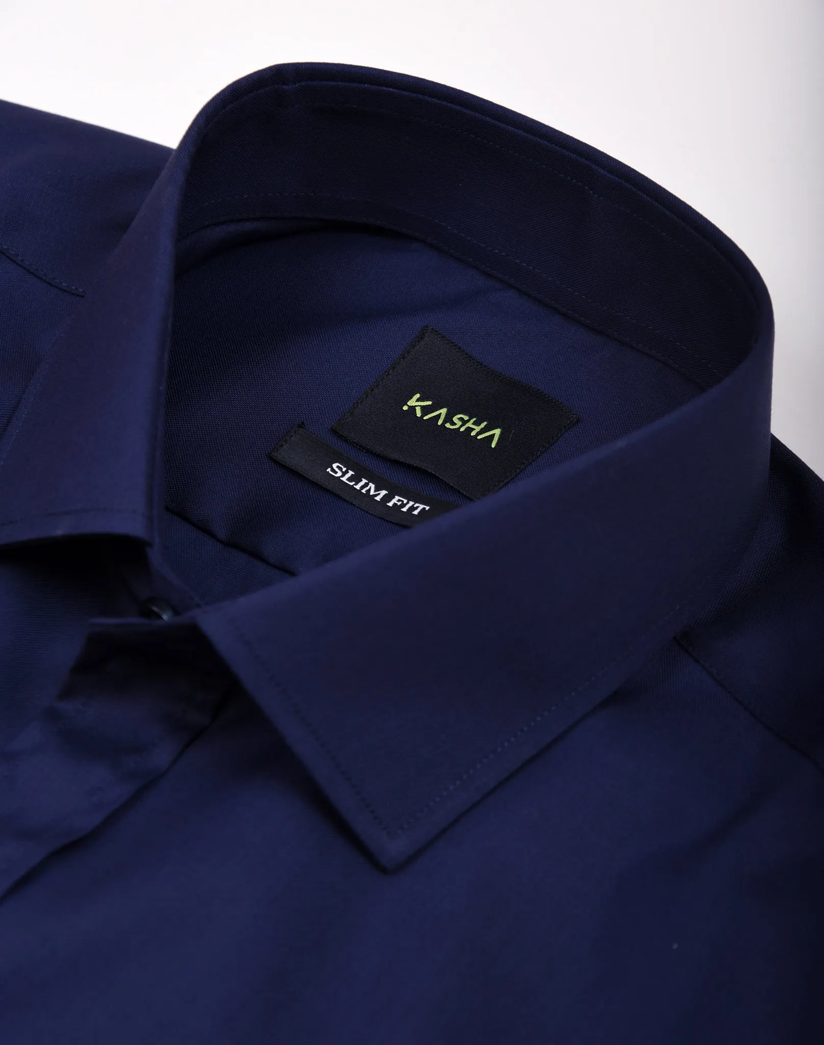 Men'S Navy Slim Fit Shirt Online UAE