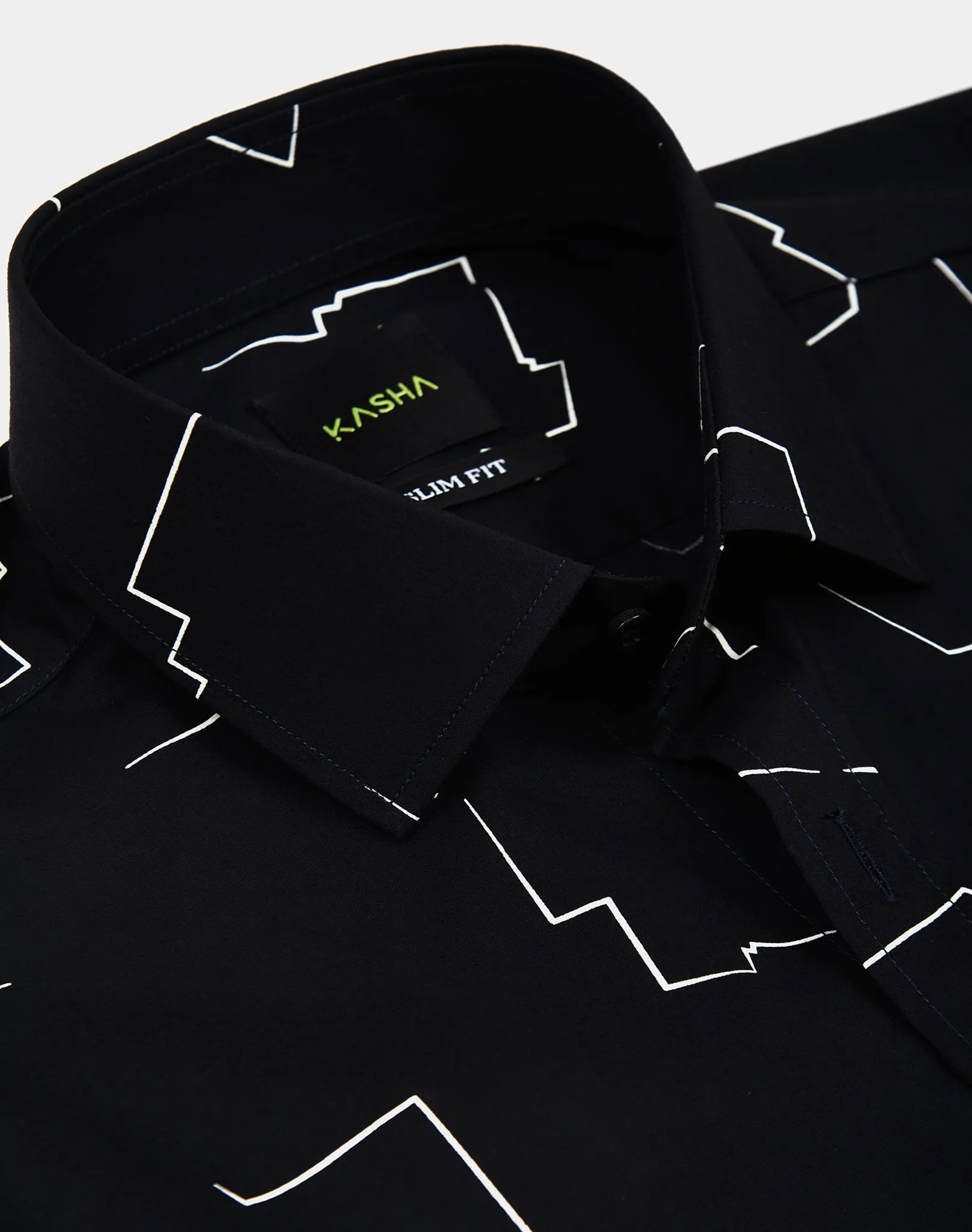 Men'S Printed Slim Fit Shirt Online UAE