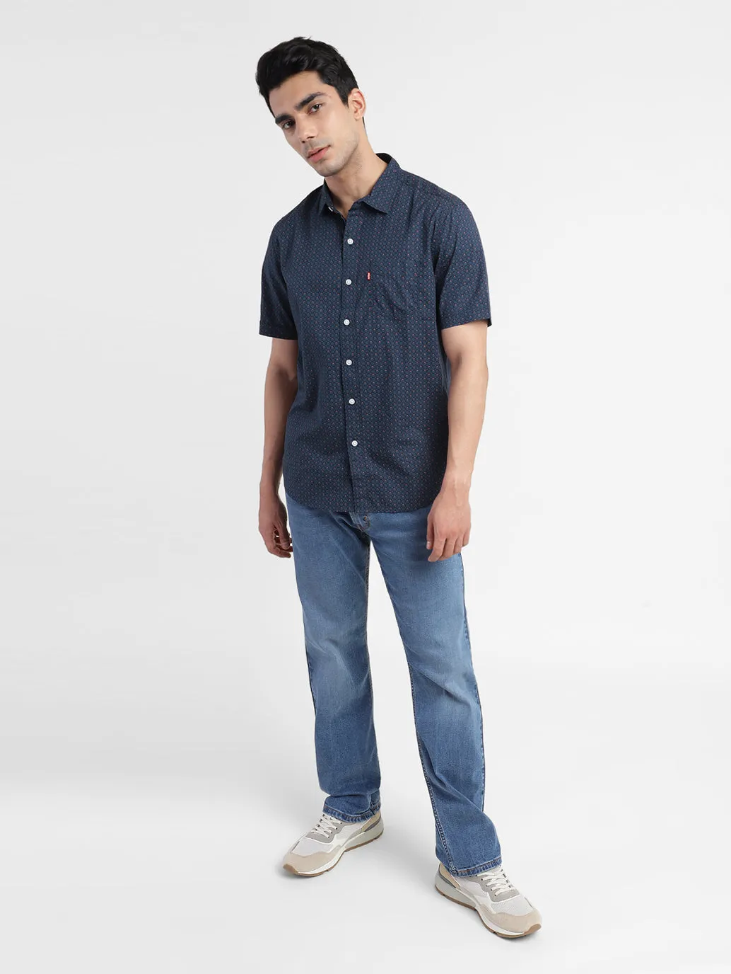 Men's Printed Slim Fit Shirt