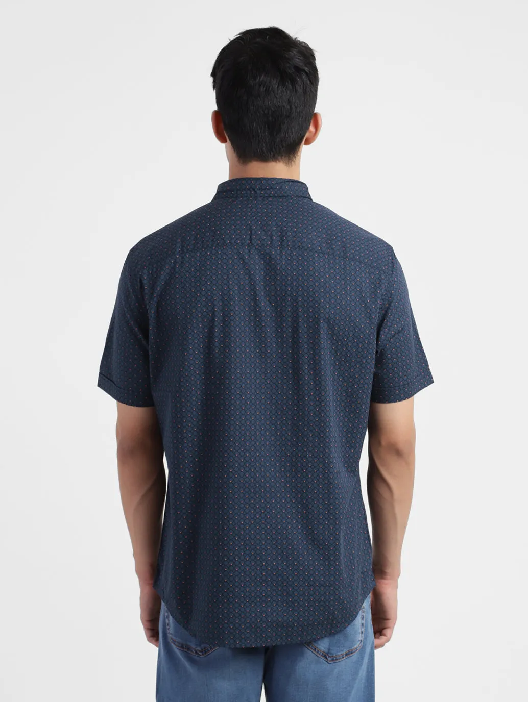 Men's Printed Slim Fit Shirt