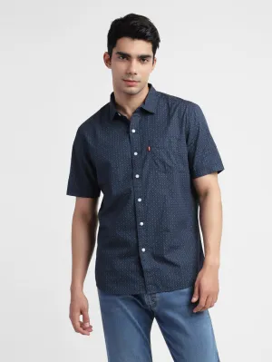 Men's Printed Slim Fit Shirt