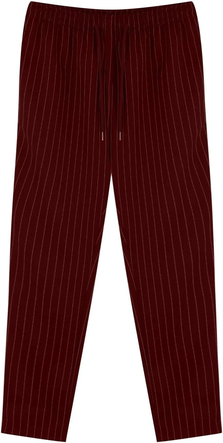 Mens Slim Fit Joggers Casual Tapered Sweatpants Gym Workout Pants Athletic Bottom Lightweight Pants with Zip Pockets
