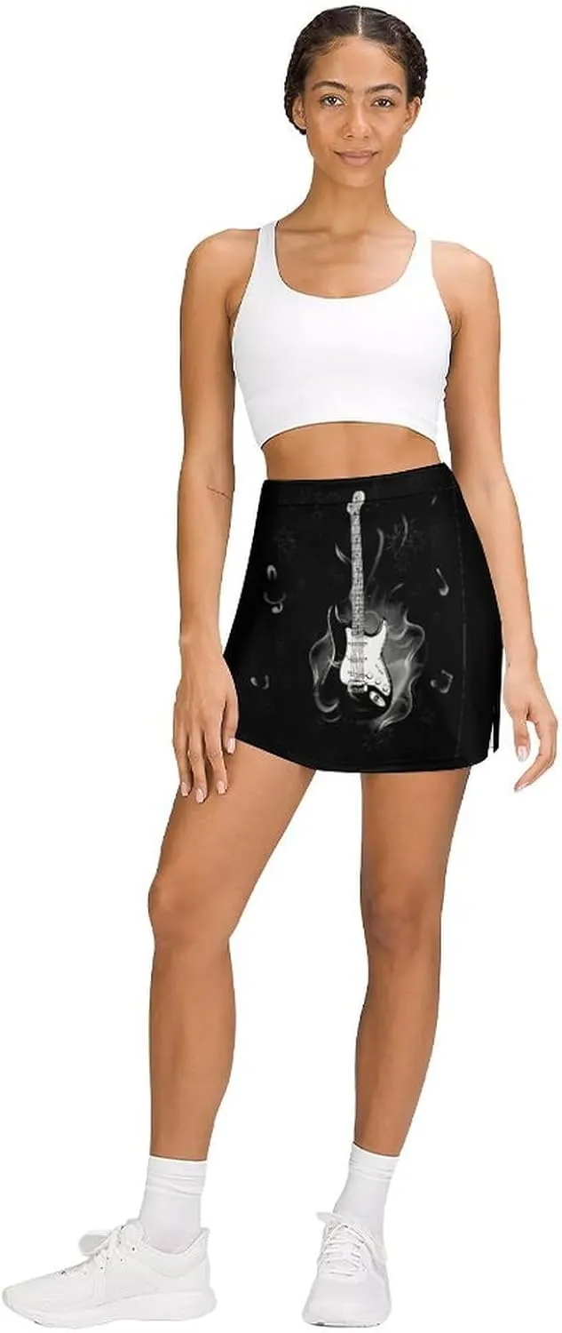 Nugier Women Yoga Skirt, High Waist A-line Dress Trouser, Running Shorts(S-4XL)