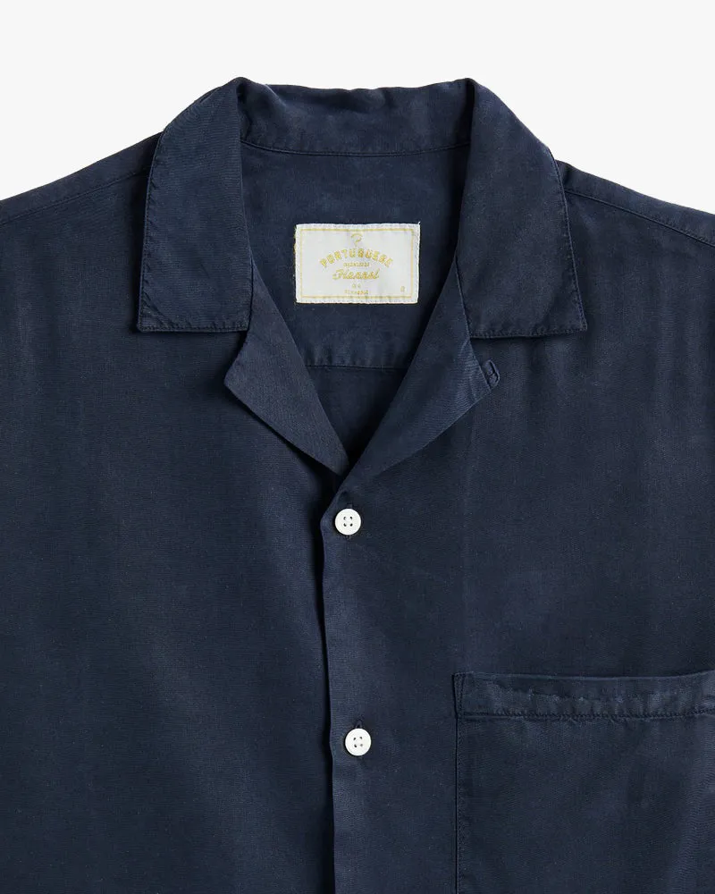 Portuguese Flannel Dogtown Shirt - Navy