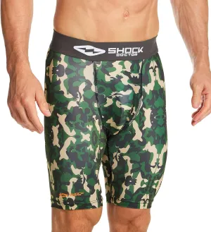 Shock Doctor Compression Shorts Men, Protective Bio-Flex Cup, Moisture-Wicking, Vented Protection. Adult Men Sizes.