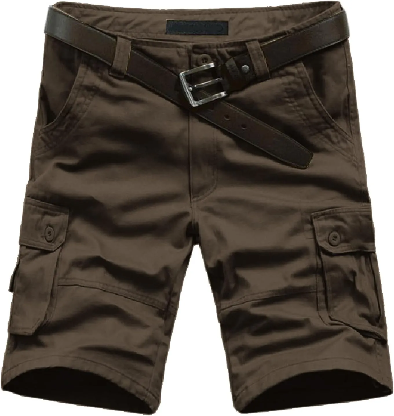 Shorts Men Multi-Pocket and Pants Leisure Color Fashion Men's Solid Summer Men's Pants Black Shorts Men Mens Cargo