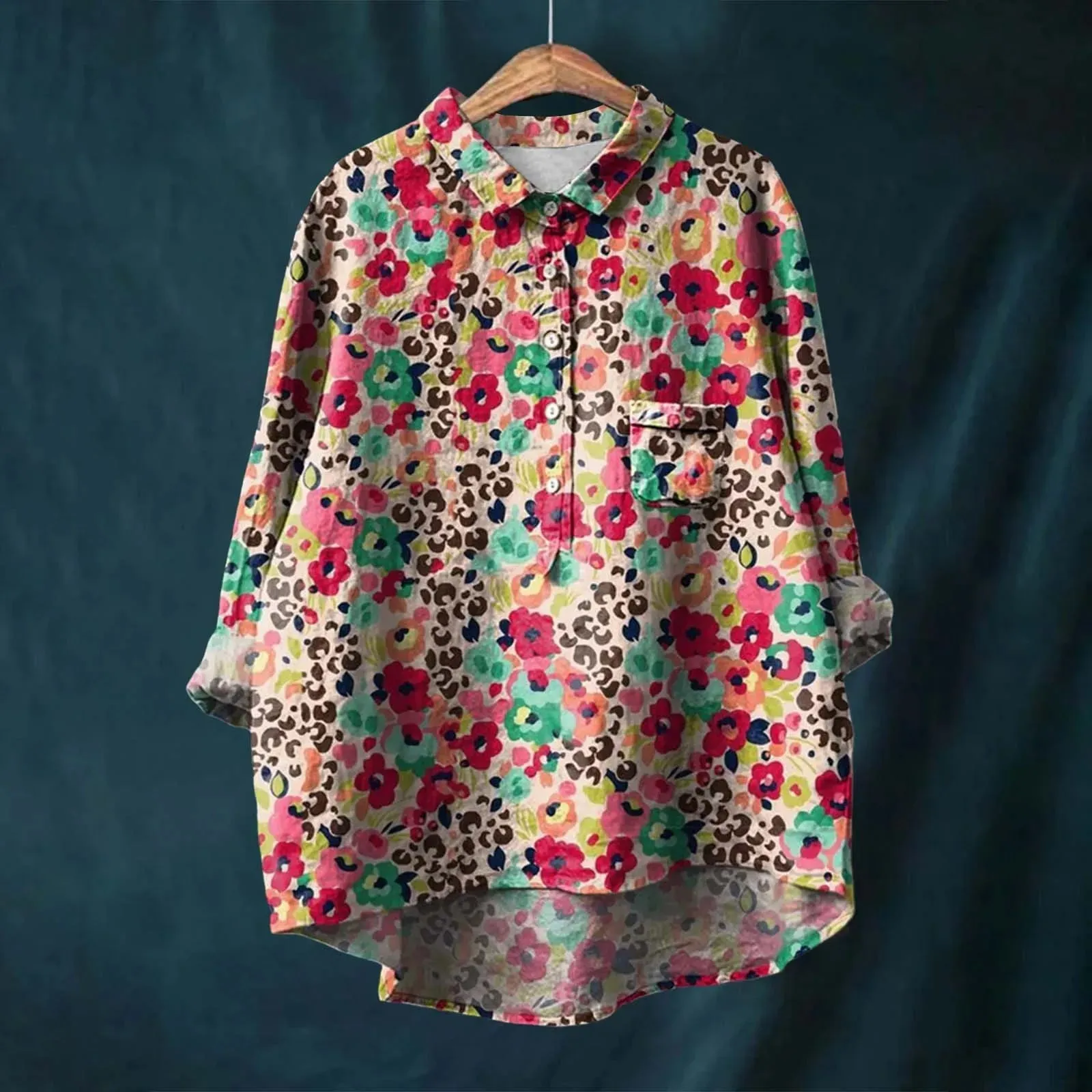 Sophie | Elegant Women's Floral Shirt