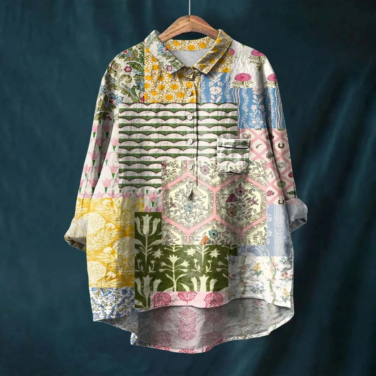Sophie | Elegant Women's Floral Shirt