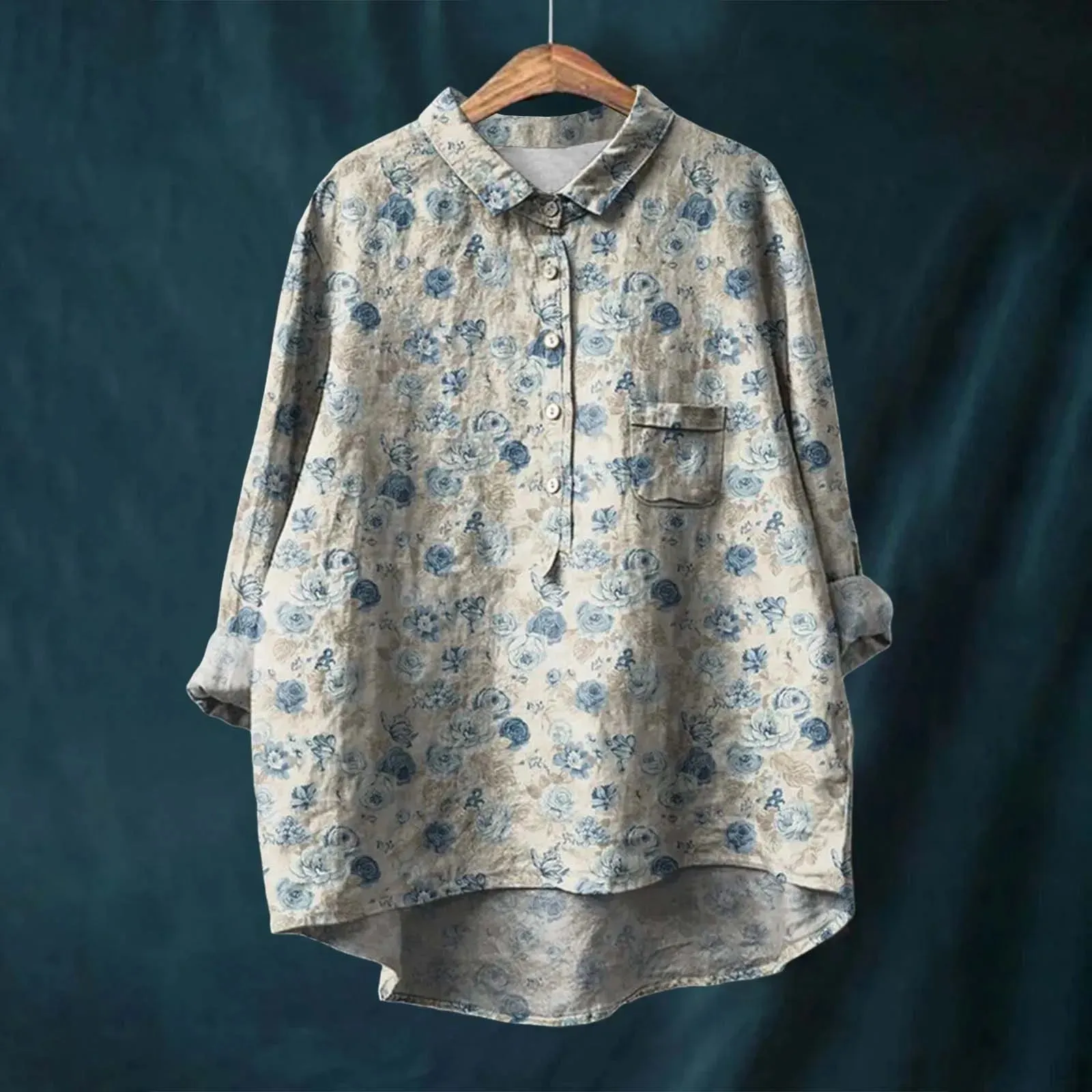 Sophie | Elegant Women's Floral Shirt