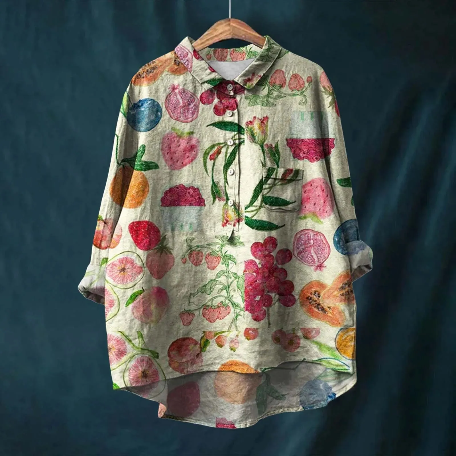 Sophie | Elegant Women's Floral Shirt
