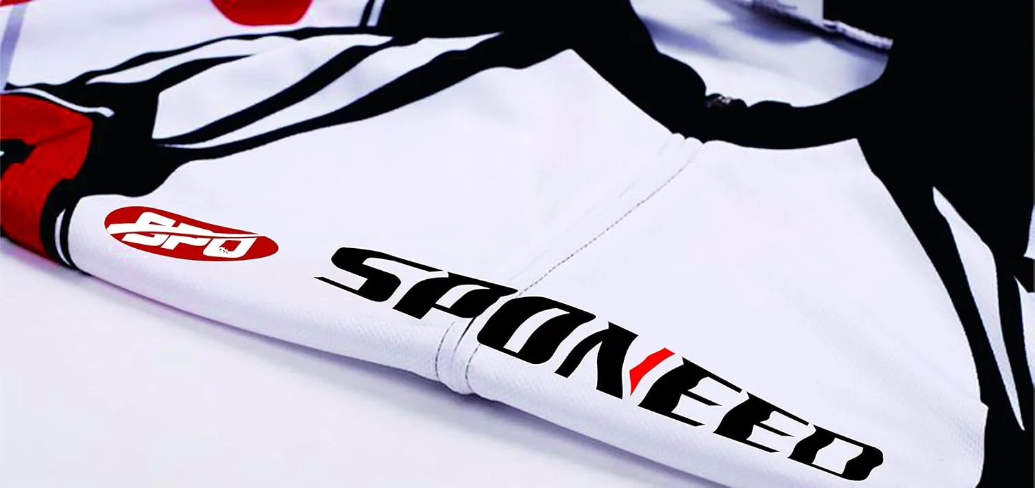 sponeed Bike Jersey and Compression Shorts sets Men's Biking Shirt with Pockets Ride Clothing Gear