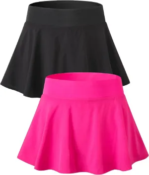 TAISIM Women's Athletic Pleated Tennis Skirt High Waist Golf Skorts Workout Running Shorts with Pockets