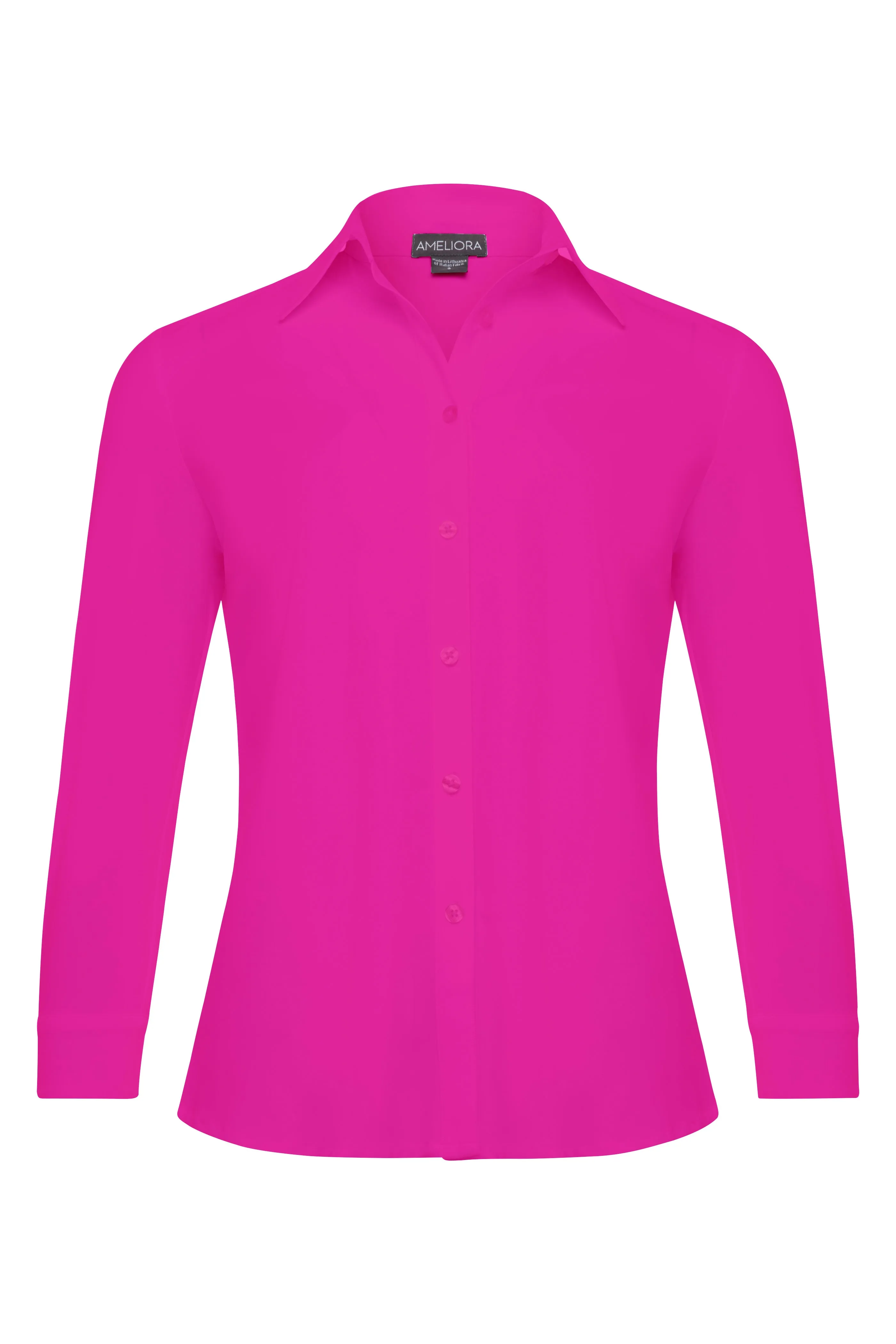 The Diane - 3/4 Sleeve Button Up