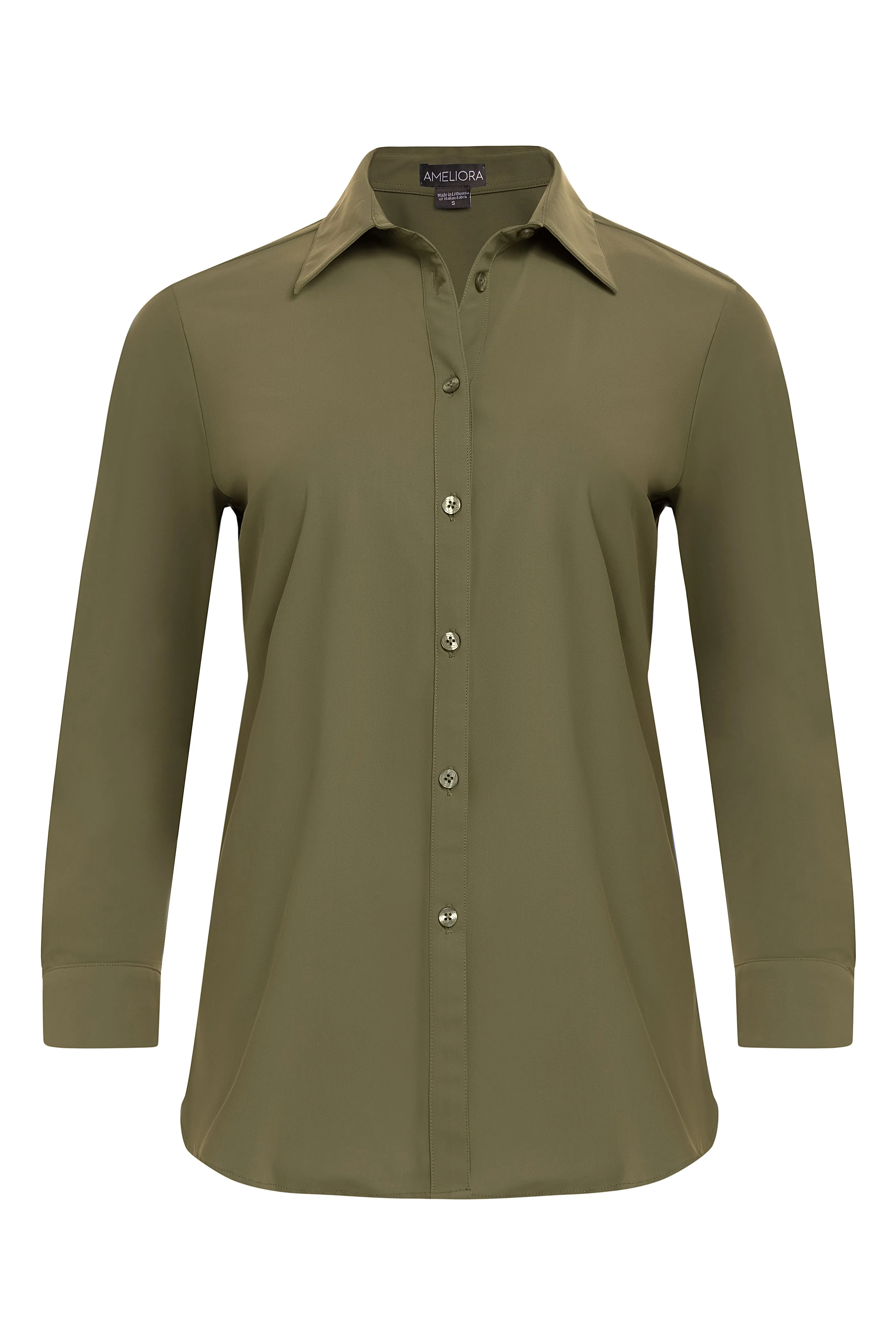 The Diane - 3/4 Sleeve Button Up