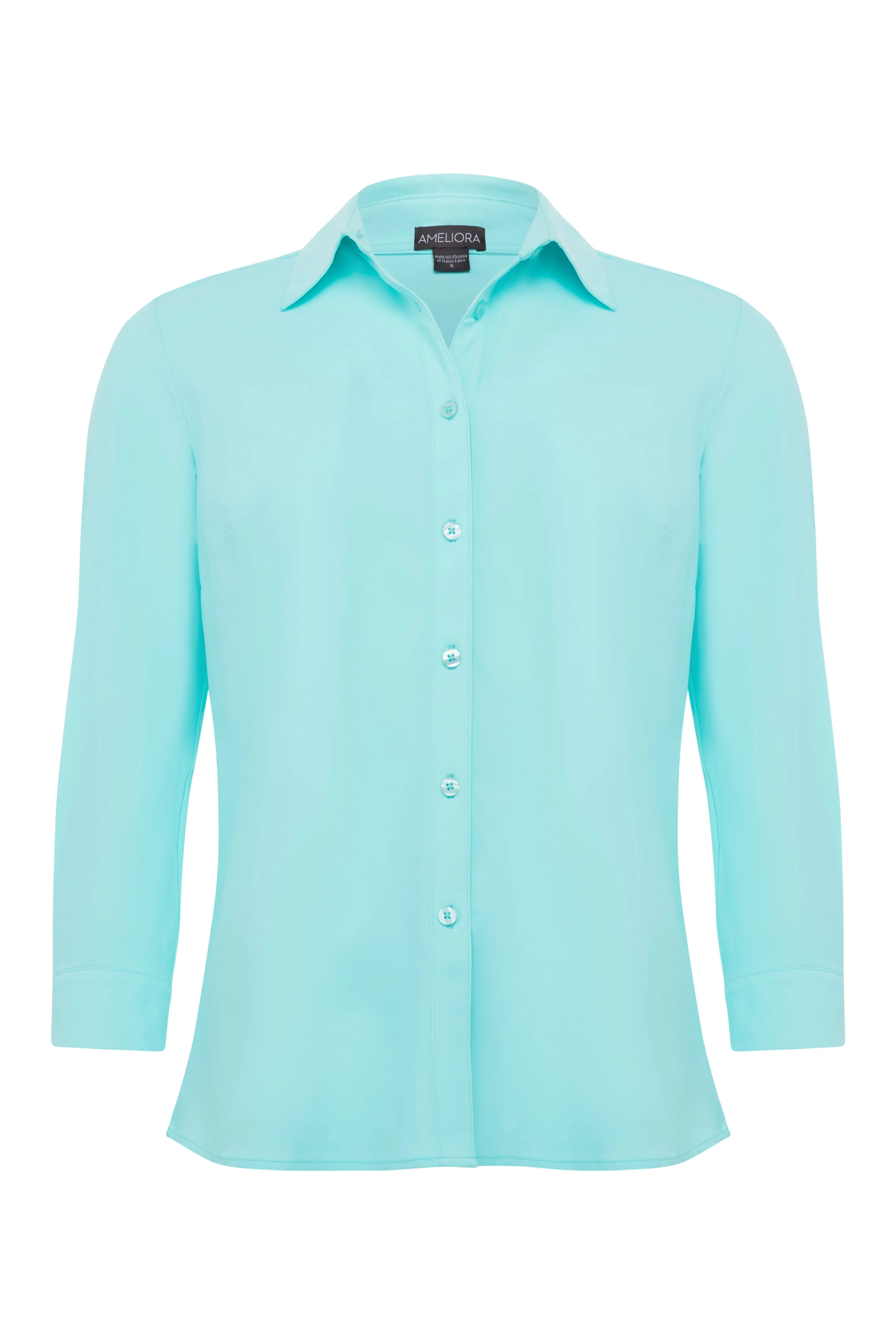 The Diane - 3/4 Sleeve Button Up