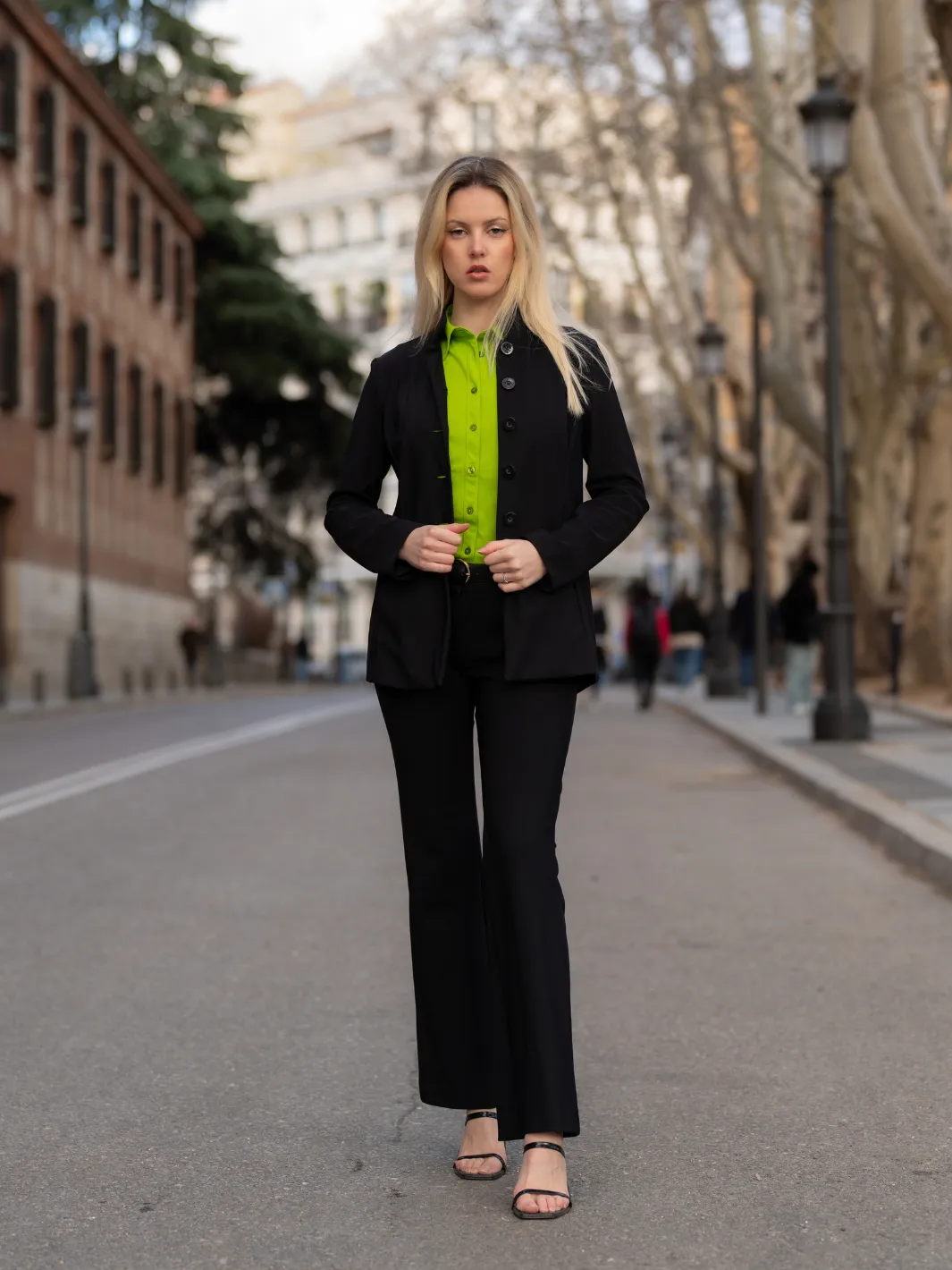 The Diane - 3/4 Sleeve Button Up