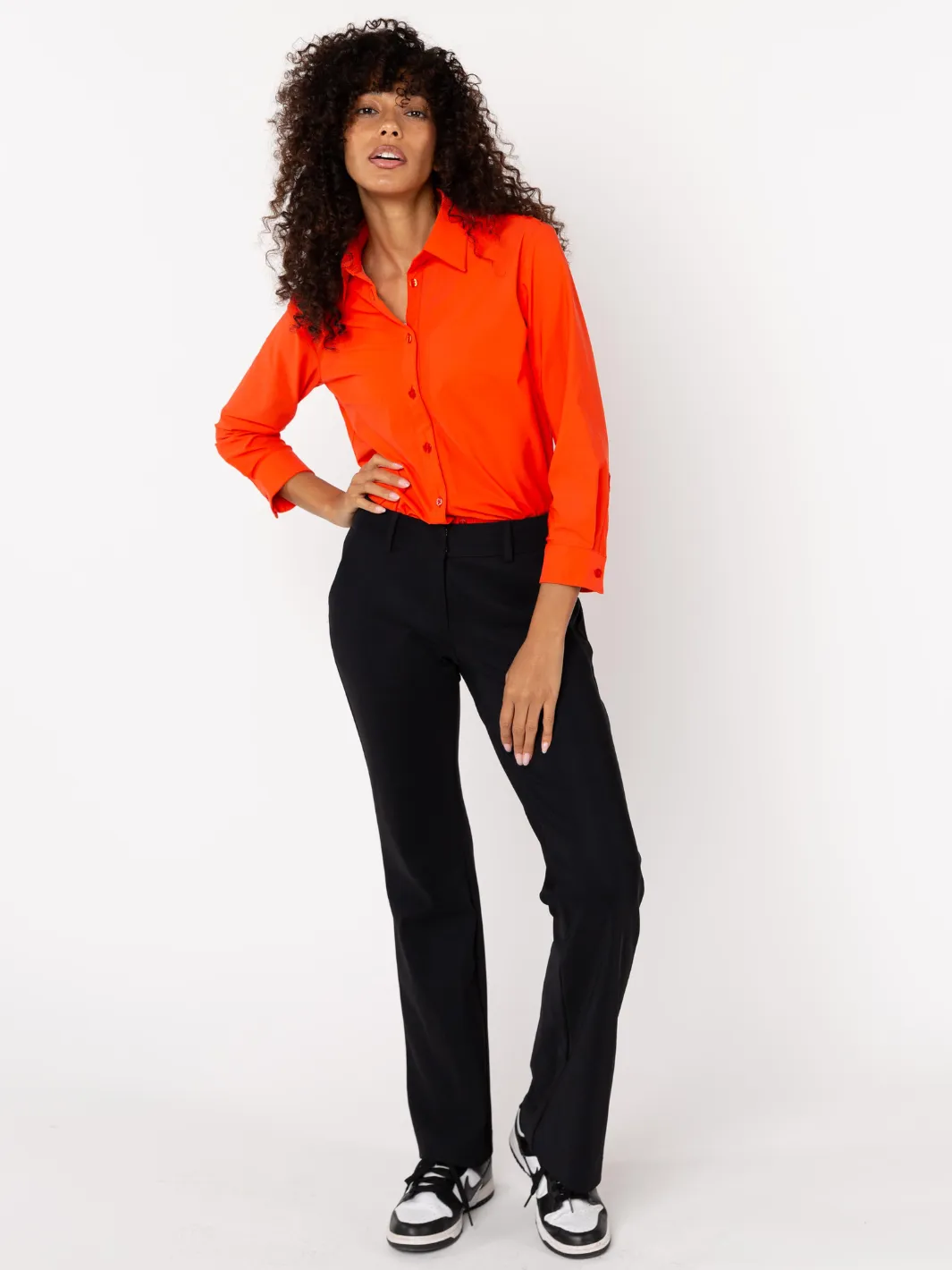 The Diane - 3/4 Sleeve Button Up